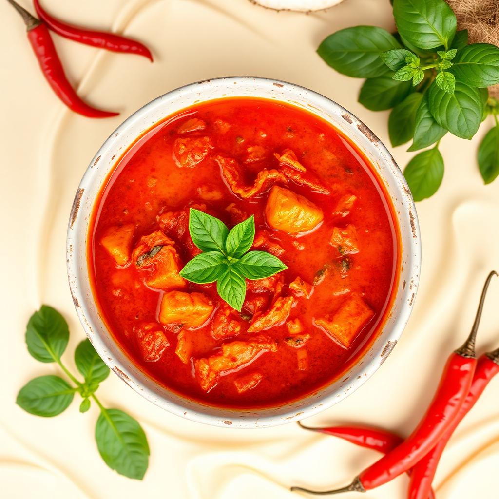 Blazing Red Thai Basil Curry