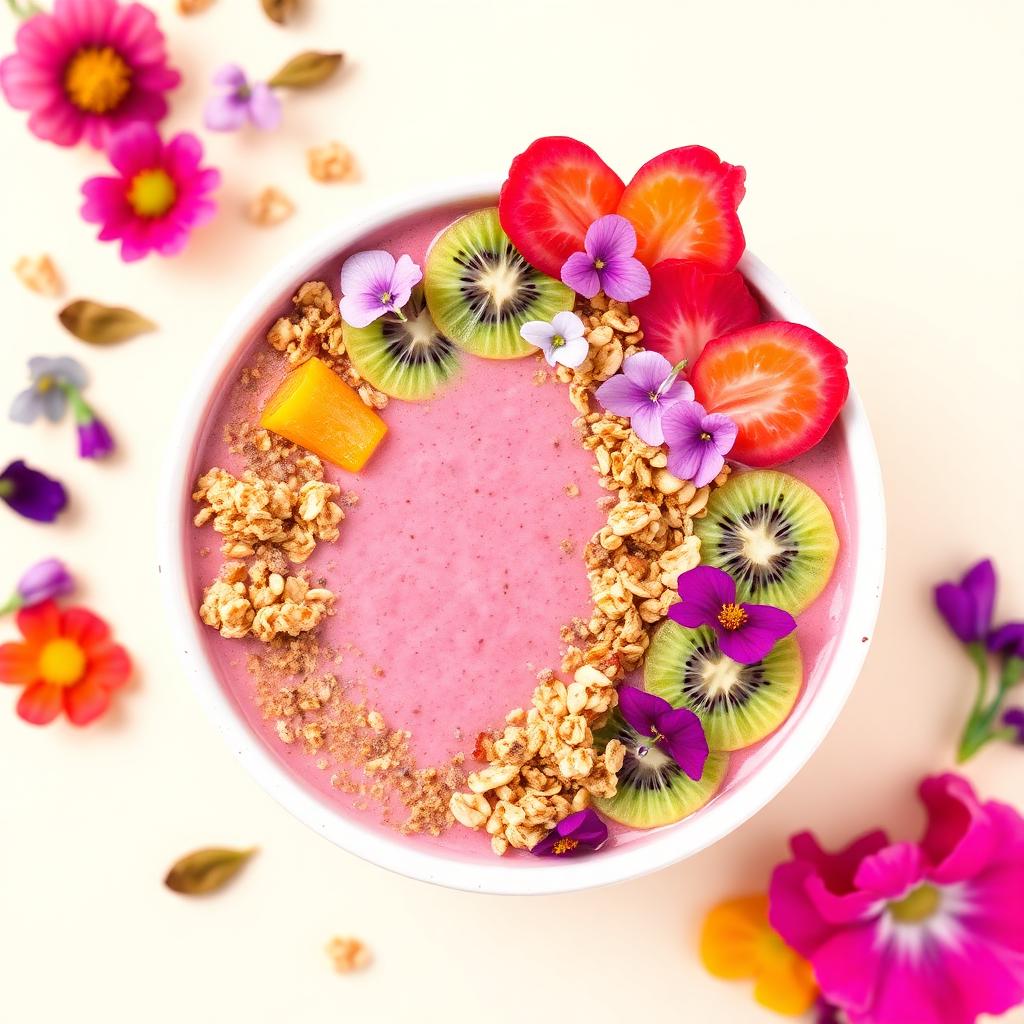 Dragonfruit Sunrise Smoothie Bowl